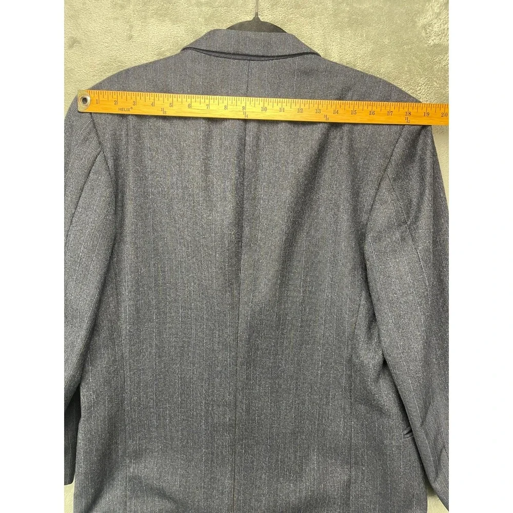 Principe by Marzotto Men's Double Breasted Jacket‎ US 42R Charcoal Made in Italy